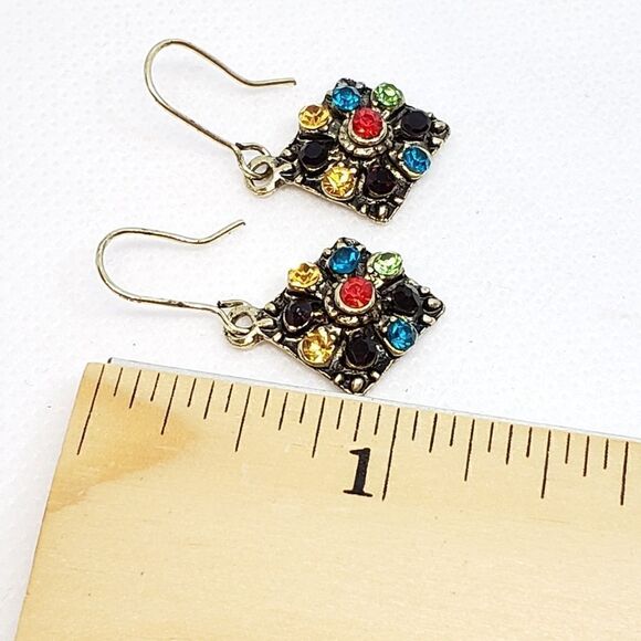 GEMSTONE Lightweight Drop Earrings - Picture 3 of 3